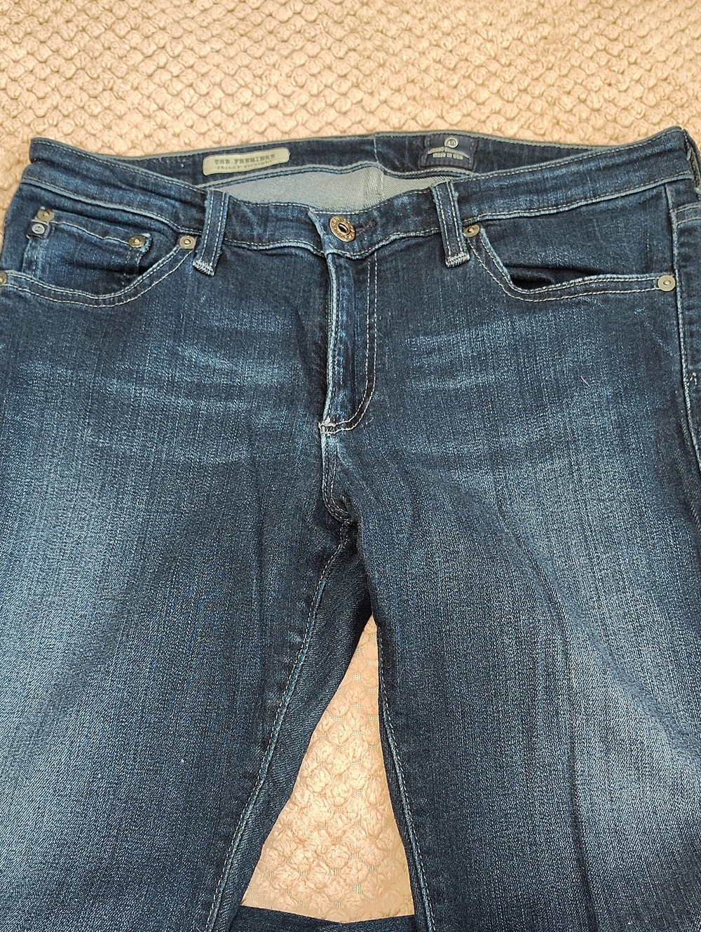 Women's Adriano Goldschmied AG Dark Blue Stretch Skinny Jeans